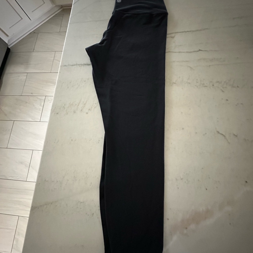 Athleta Black Womens' Active Leggings with Reflective Star Accent - Picture 3 of 3